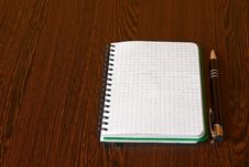 Notebook And Pen Royalty Free Stock Images