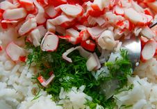 Crab Salad Stock Images