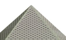 The Green Tiles Roof On The White Background Royalty Free Stock Image The Green Tiles Roof On The White Background Royalty Free Stock Image