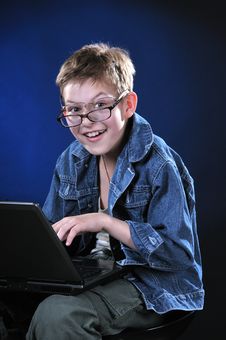 Mad Young Hacker Royalty Free Stock Photos