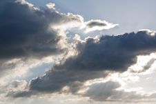 Clouds In The Sky A Background Royalty Free Stock Photos Clouds In The Sky A Background Royalty Free Stock Photos