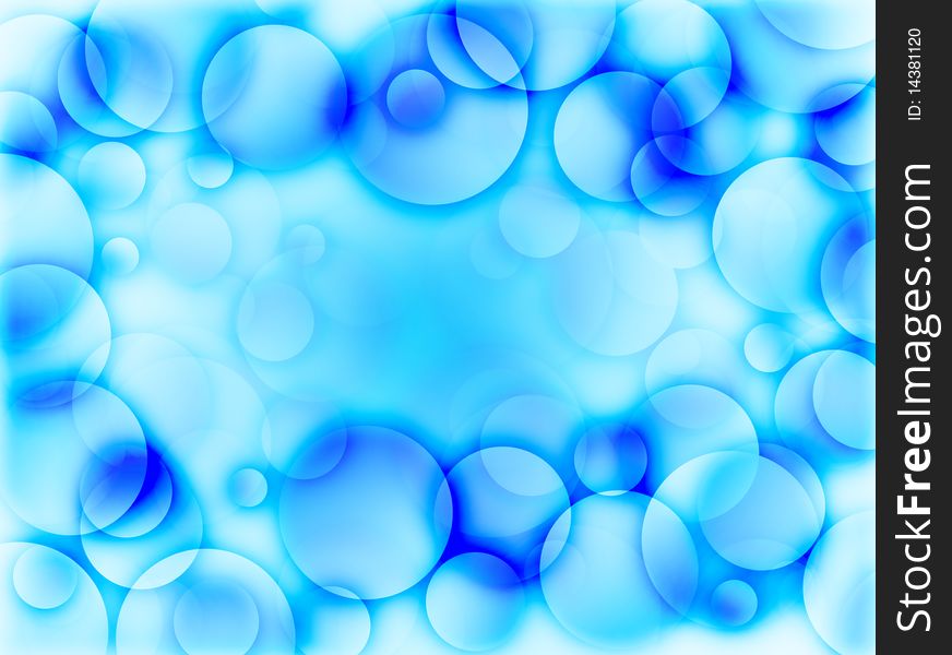 Abstract background with transparent circles.