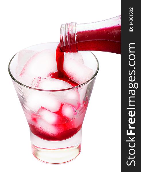 Red fruit juice