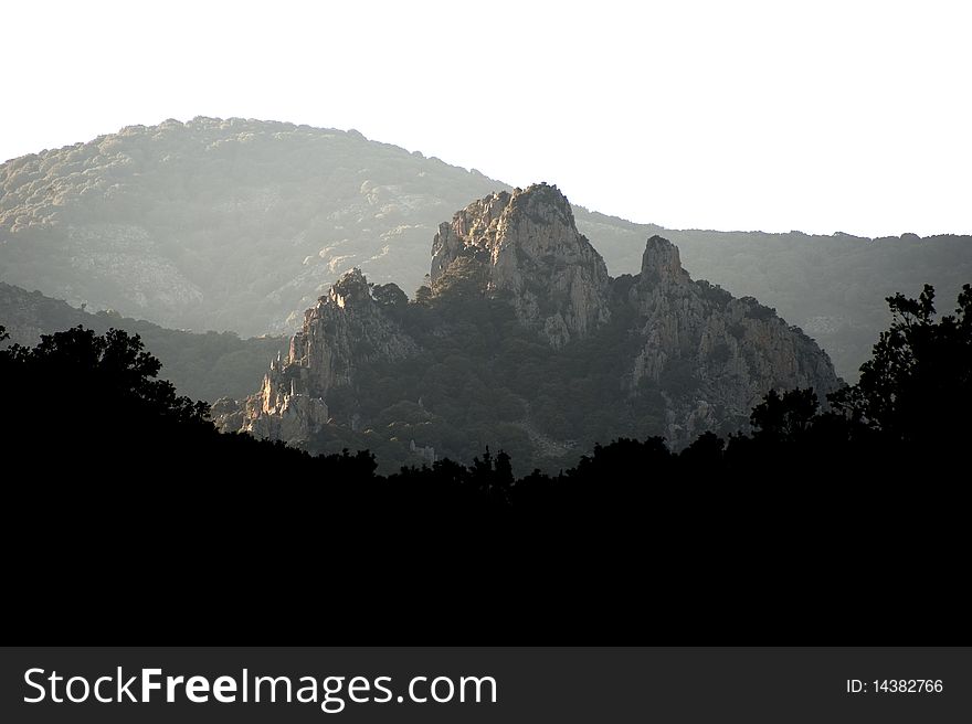 Mountain At Sunset