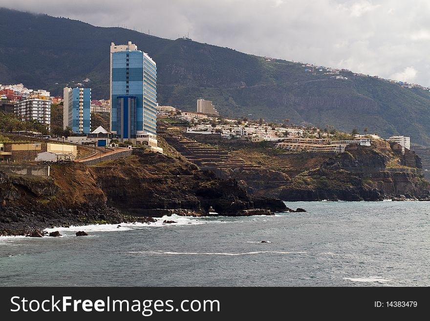 Tenerife coast landscape Canaries islands