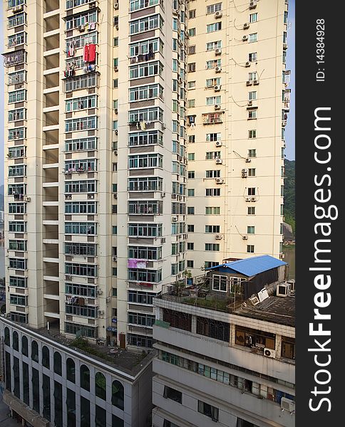 The modern buildings in Fujian province of China. The modern buildings in Fujian province of China