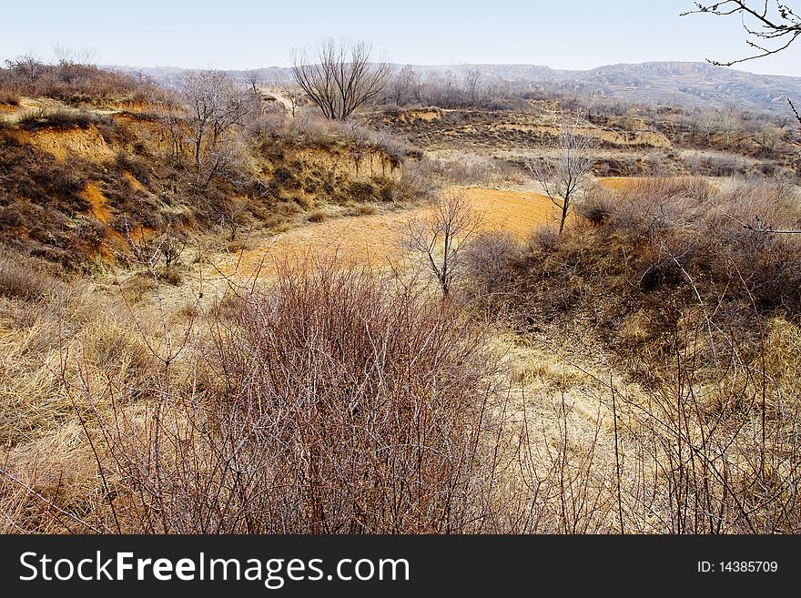 Shanxi Loess Plateau Mountain