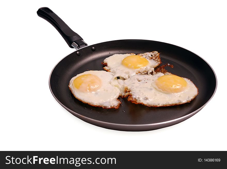 The Frying Pan With Fried Eggs