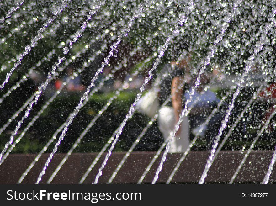 Beauty Fountain In Moscow