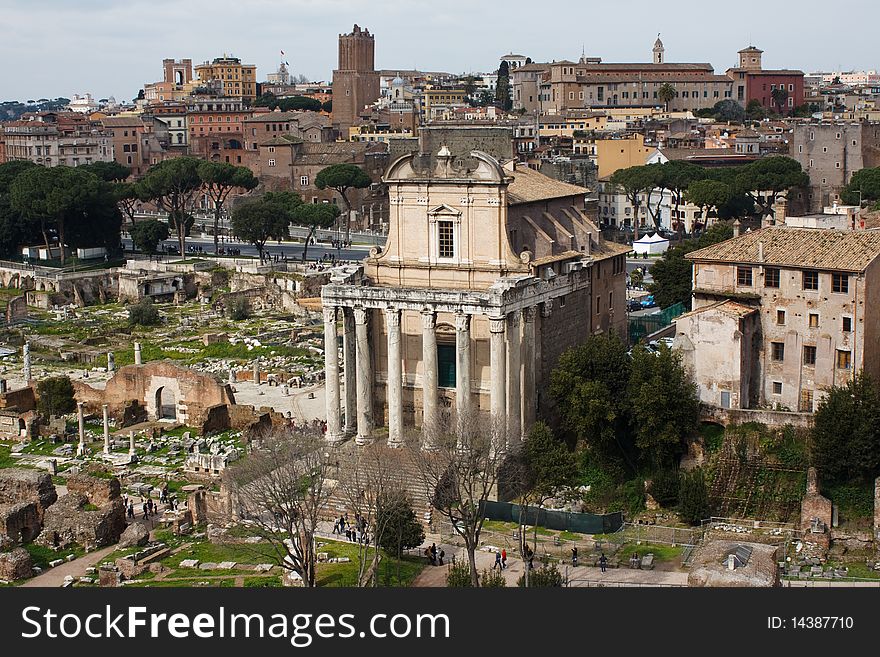 The Ancient Forum, Rome Italy