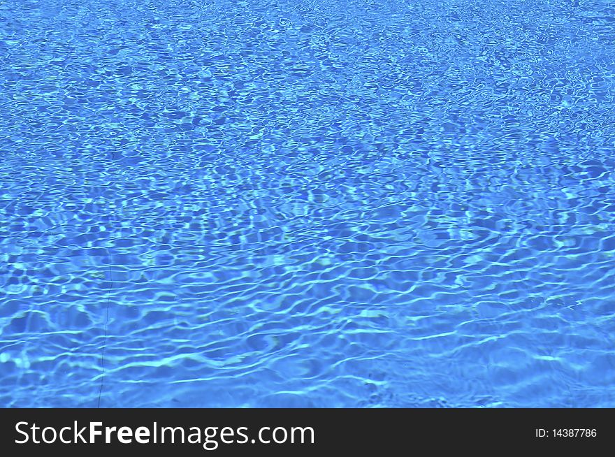 Pool waves , ripples blue texture