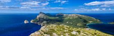 Panorama View Of Cap Formentor De Mallorca, Spain - Beautiful Coast Royalty Free Stock Photo