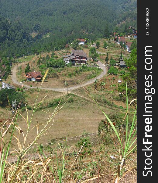 Landscape of Argapuri Villa from High Above