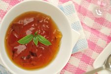 Sweet Oriental Jelly For Dessert Stock Image Sweet Oriental Jelly For Dessert Stock Image