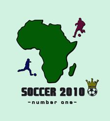 African Continent And A Football Player Stock Image African Continent And A Football Player Stock Image