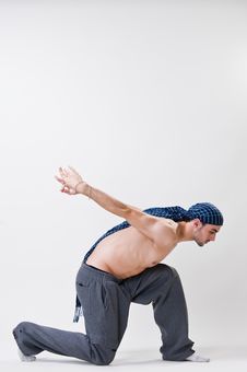Young Dancer Exercising Stock Images