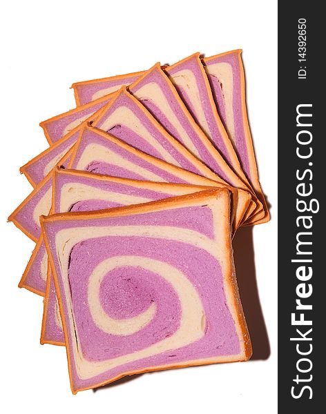 Purple Pattern Bread