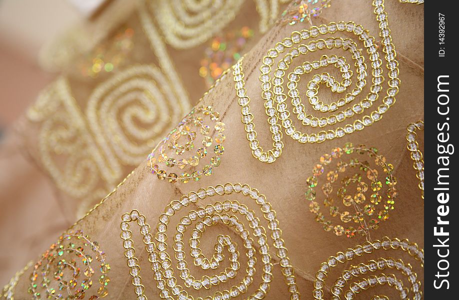 Beaded fabric