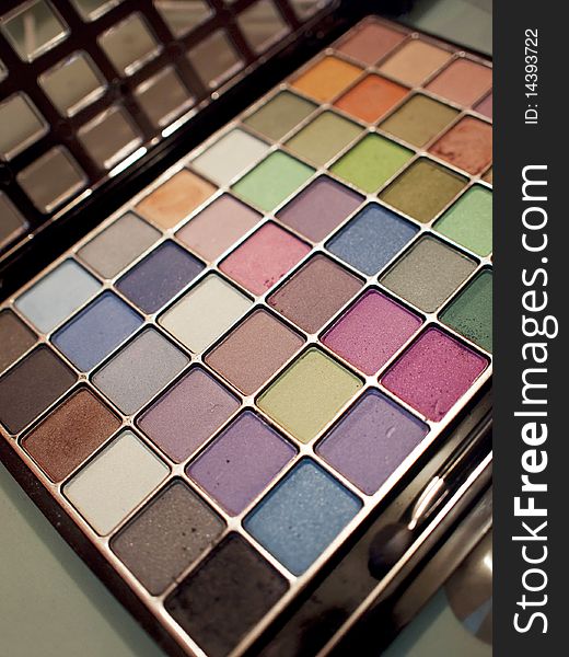 Colorful eye palette