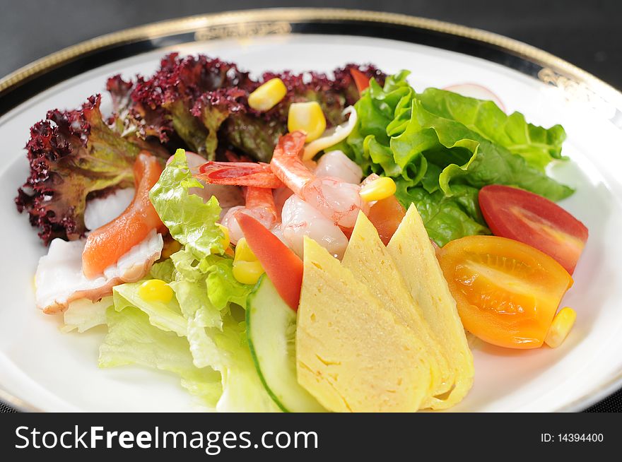 Health and delicious fresh salad