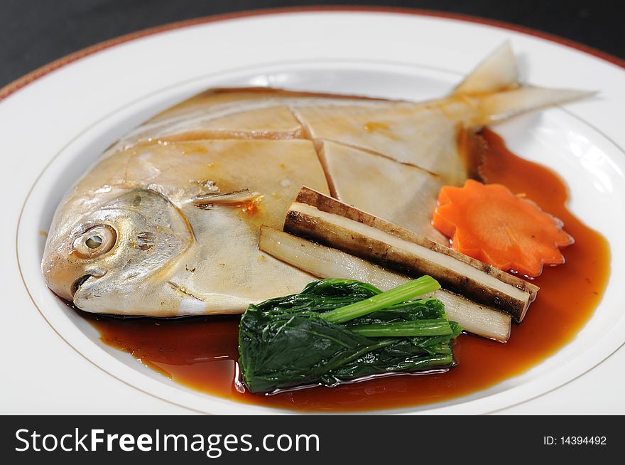Fish on dish,Japanese food