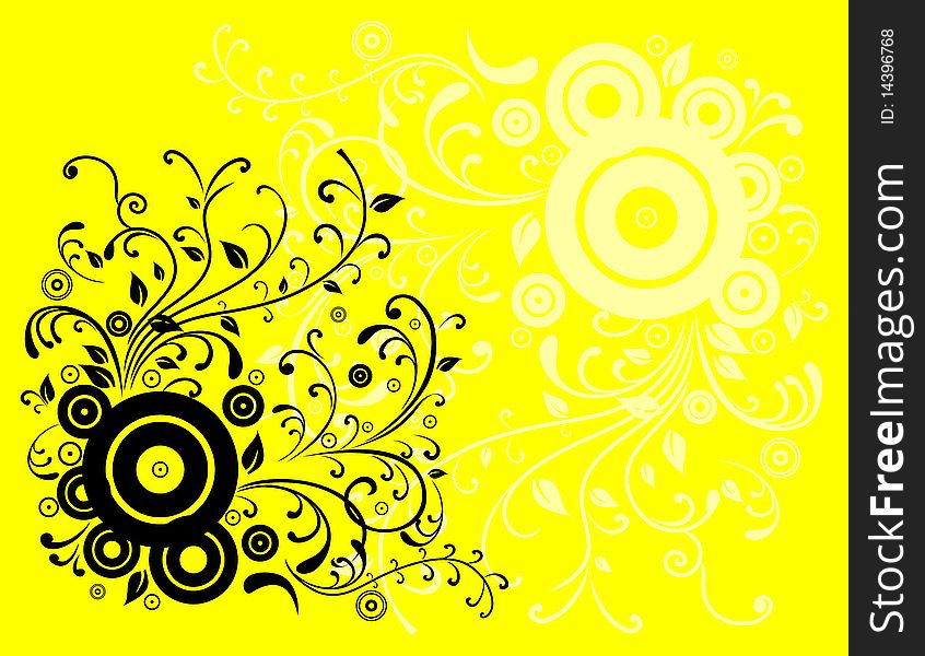Illustration of abstract colour background