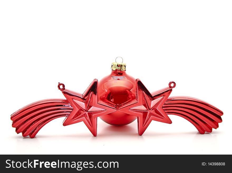 Christian tree jewelry in red and plastic. Christian tree jewelry in red and plastic