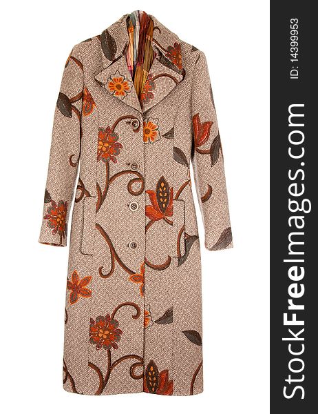 Feminine Brown Winter Coat