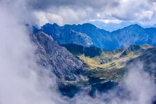 Hiking In The Dolomites Of Italy - Piz Boe Stock Photography