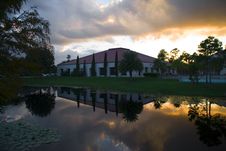 Reflection At Sunset Stock Photography Reflection At Sunset Stock Photography