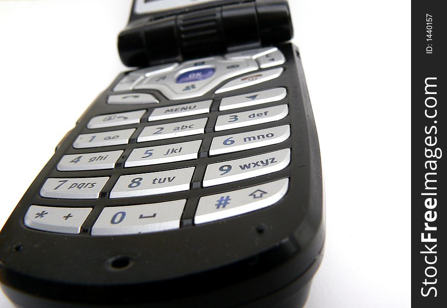 Keypad of an modern cellphone. Keypad of an modern cellphone