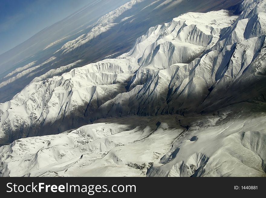 Mountains from above, picture taken over the alps. Mountains from above, picture taken over the alps