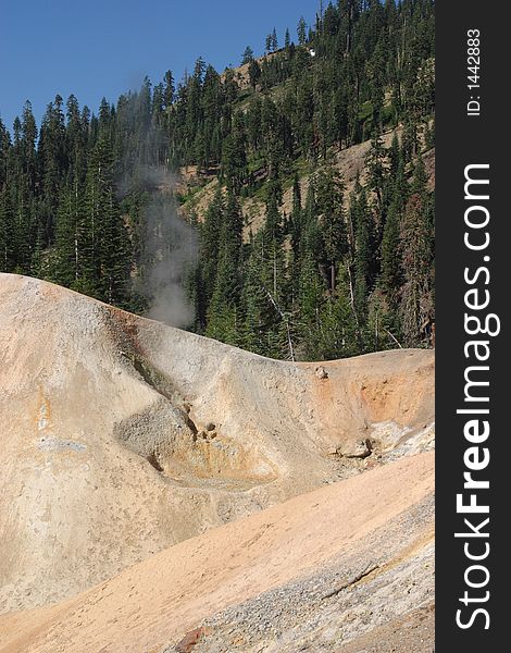 Sulpher Works in Lassen Volcanic National Park. Sulpher Works in Lassen Volcanic National Park