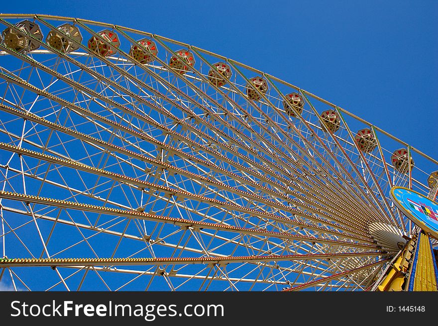Ferris wheel on a county fair