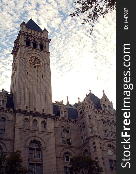 At Washington DC, the old Post office building