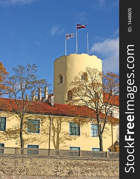 The castle was built in 1330 as a residence for the master of the Livonian Order. The castle was rebuilt a number of times since that time. Eventually it lost its Medieval appearance. The lead tower was put up in the early 16th century. The president of Latvia has offices and ceremonial facilities in the castle. The castle was built in 1330 as a residence for the master of the Livonian Order. The castle was rebuilt a number of times since that time. Eventually it lost its Medieval appearance. The lead tower was put up in the early 16th century. The president of Latvia has offices and ceremonial facilities in the castle.