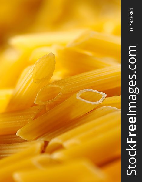 Noodles prepared for boiling,shallow depth of field