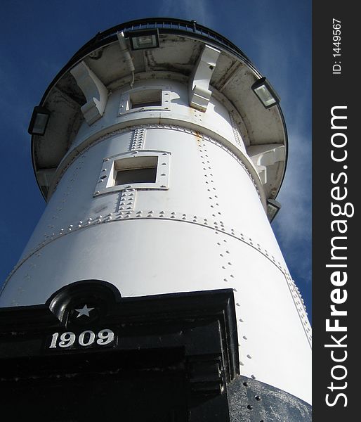 A currently functioning lighthouse on Lake Superior. A currently functioning lighthouse on Lake Superior