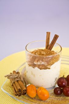 Cinnamon Rice Pudding Royalty Free Stock Image Cinnamon Rice Pudding Royalty Free Stock Image