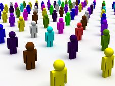 Colorful People Royalty Free Stock Images Colorful People Royalty Free Stock Images