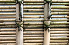 Bamboo Fence Royalty Free Stock Photography Bamboo Fence Royalty Free Stock Photography