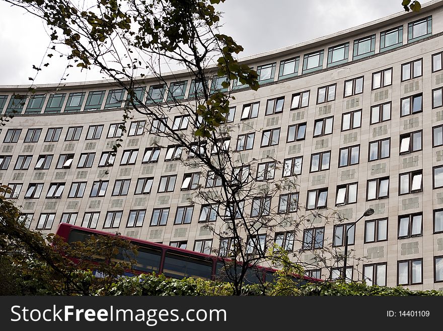 New Building And Windows From Offices In UK