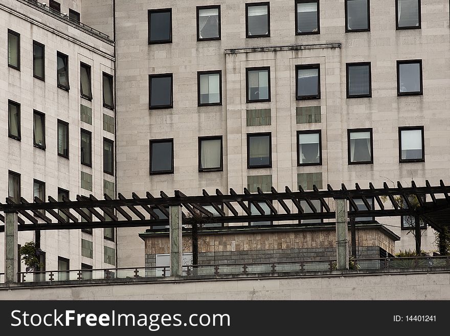 New Building And Windows From Offices In UK