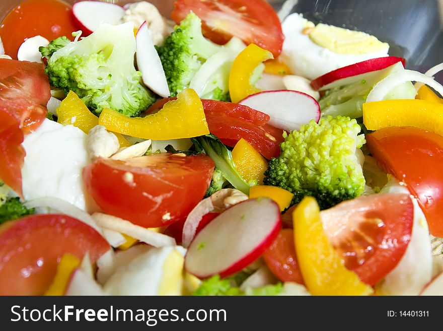 Fresh Vegetables, Fruits and other foodstuffs. Shot in a studio. Fresh Vegetables, Fruits and other foodstuffs. Shot in a studio.