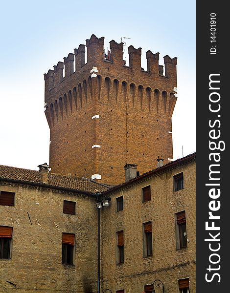 Especially the castle of Ferrara