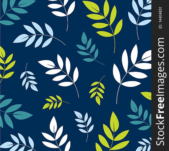 Vector Leaf Background Design