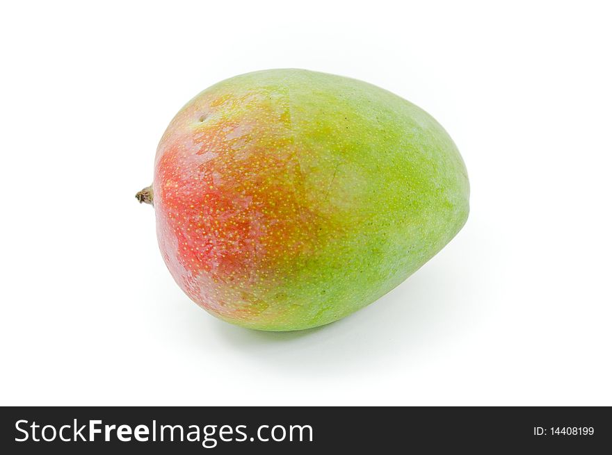 Fresh mango fruit isolated on white background