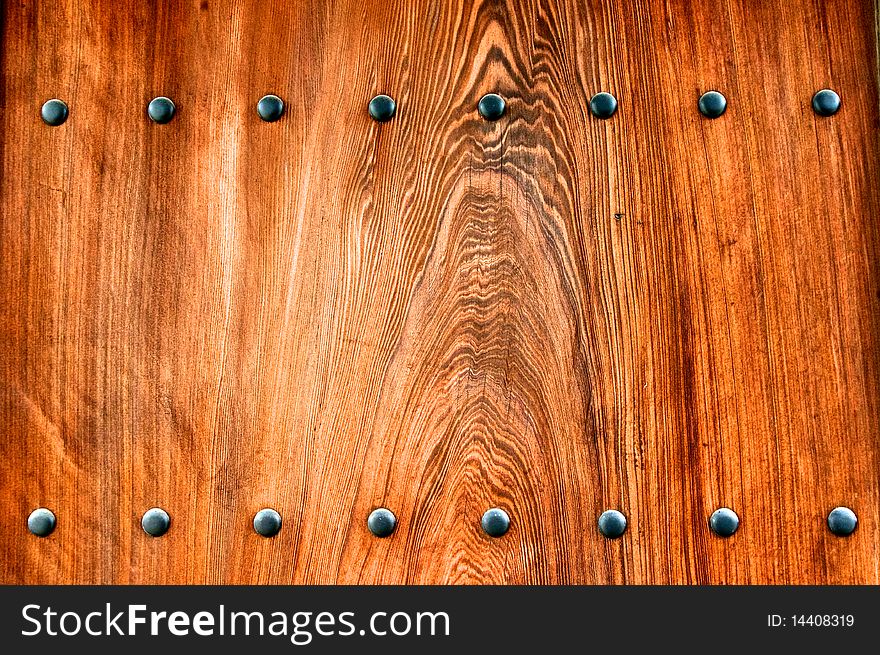 An ornamental door at a Shinto temple. An ornamental door at a Shinto temple