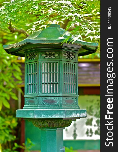 Single Lantern in a Shinto Temple