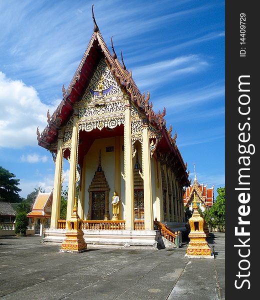 A nice temple in Thailand. A nice temple in Thailand